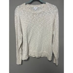 J. Crew Cream Crew Neck Sweater
